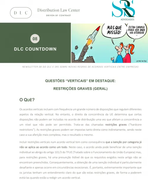 QUESTÕES “VERTICAIS” EM DESTAQUE: RESTRIÇÕES GRAVES (GERAL)