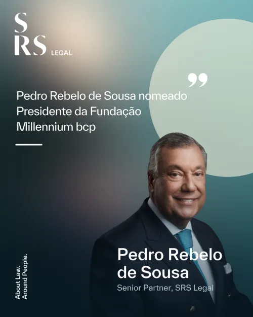 "Pedro Rebelo de Sousa &eacute; o novo presidente da Funda&ccedil;&atilde;o Millennium BCP"