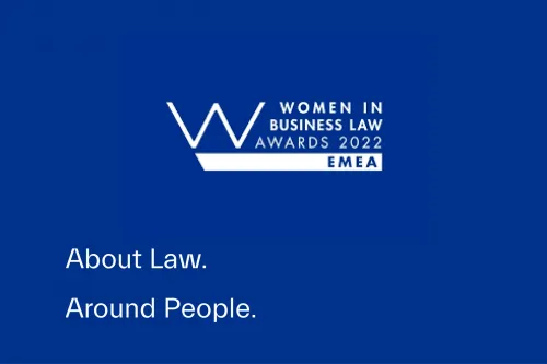 SRS Advogados has been nominated for the Women in Business Law EMEA Awards 2022