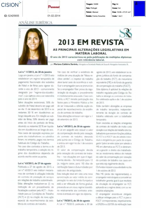 2013 em revista