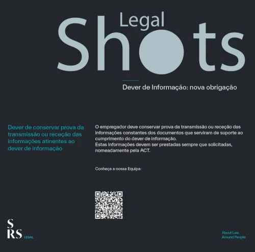 SRS Legal Shots - Dever de Informação: nova obrigação