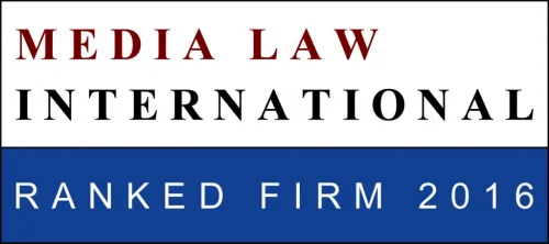 SRS maintains it lead in the Media Law International ranked first