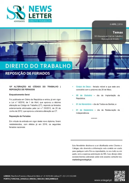 Newsletter Financeiro | Regime Jurídico de Prevenção do Branqueamento de Capitais e Financiamento do Terrorismo