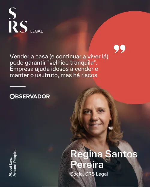 &laquo;Vender a casa (e continuar a viver l&aacute;) pode garantir "velhice tranquila". Empresa ajuda idosos a vender e manter o usufruto, mas h&aacute; riscos&raquo; (com Regina Santos Pereira)