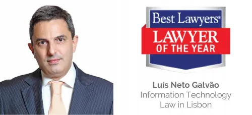 Luís Neto Galvão recognised "Lawyer of the Year" in: Information Technology Law 