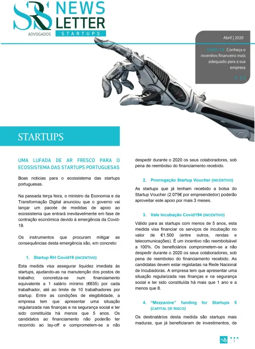 NEWSLETTER | COVID-19: Discover the most suitable financial incentive for your company