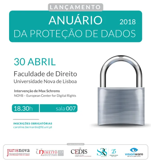 SRS Advogados patrocina Anuário da Protecção de Dados lançado a 30 de Abril