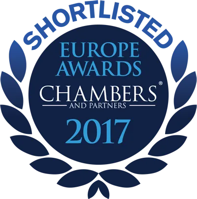 SRS Advogados shortlisted for the Chambers Europe Awards 2017