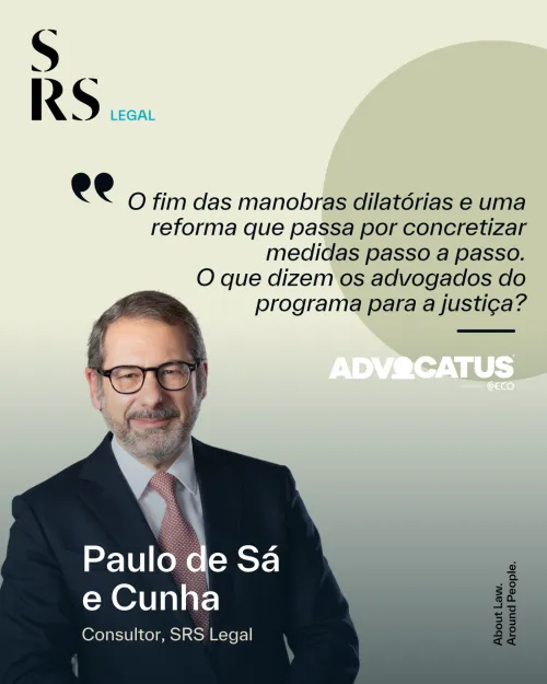 "O fim das manobras dilatórias e uma reforma que passa por concretizar medidas passo a passo. O que dizem os advogados do programa para a justiça?" (com Paulo de Sá e Cunha)