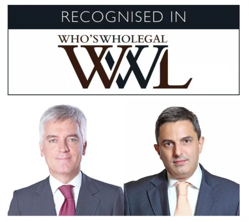 Octávio Castelo Paulo e Luís Neto Galvão distinguidos como "Data Experts" pelo Who's Who Legal 2018