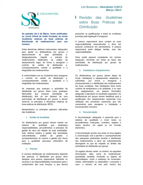 Newsletter Life Sciences Nº21