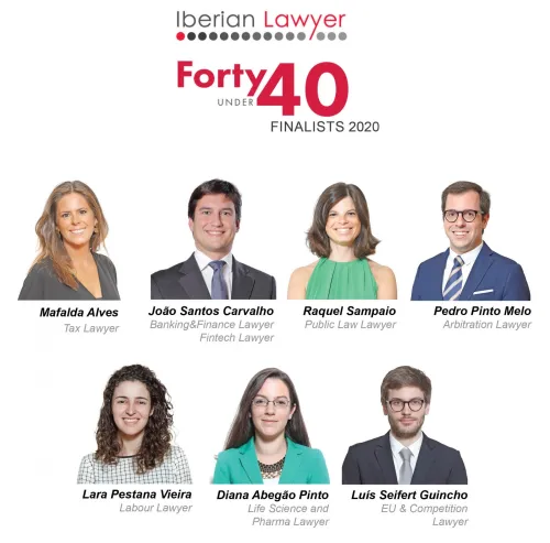 Sete Advogados da SRS são finalistas em 2020 dos Prémios 40 under Forty do Iberian Lawyer