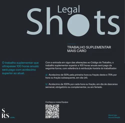 SRS Legal Shots - Trabalho Suplementar Mais Caro