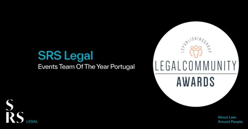  SRS Legal vence prémio Events Team of the Year Portugal 2022 nos Legalcommunity Marketing Awards