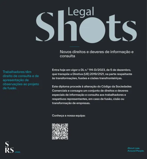 SRS Legal Shots - Novos direitos e deveres de informação e consulta