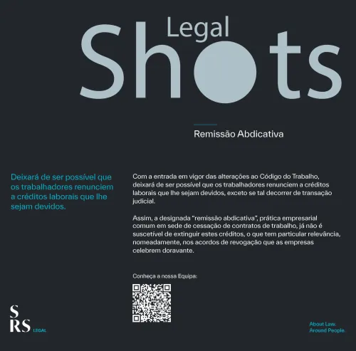 SRS Legal Shots - Waiver of Labour Credits by the Employee