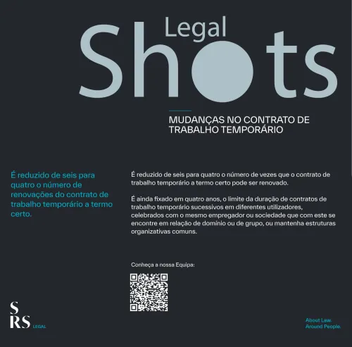 SRS Legal Shots - Mudanças no Contrato de Trabalho Temporário