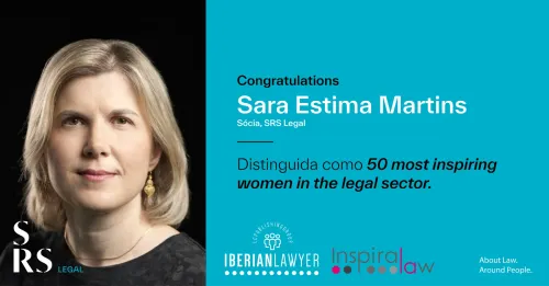 Sara Estima Martins is one of the 50 most inspiring women in the legal sector for Iberian Lawyer