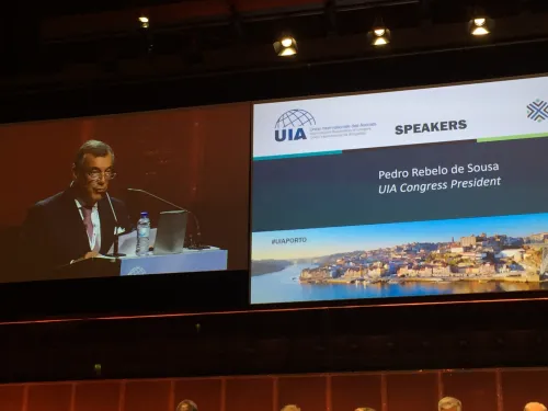 Pedro Rebelo de Sousa preside ao 62º Congresso da UIA no Porto