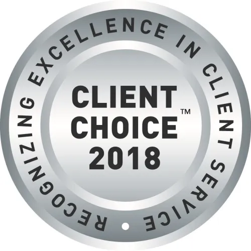 Alexandra Valente distinguished by Client Choice Awards 2018