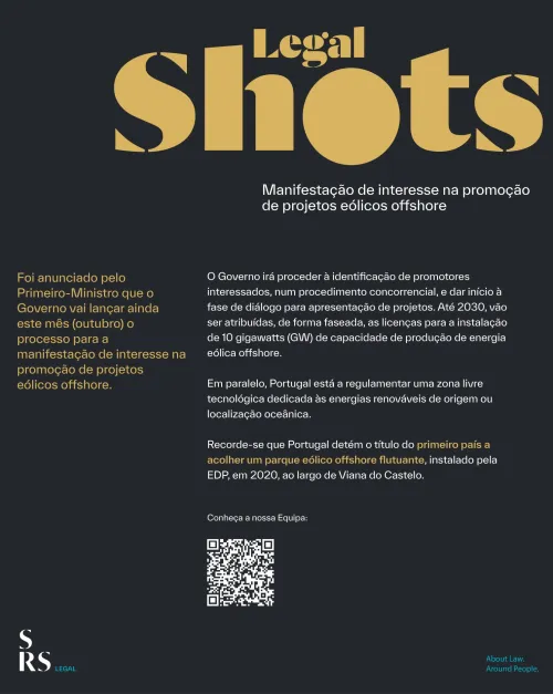 SRS Legal Shots - Manifestação de interesse na promoção  de projetos eólicos offshore