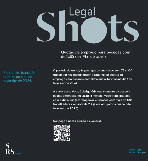 SRS Legal Shots - Employment quotas for people with disabilities: Deadline approaching.