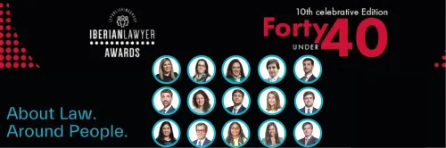 SRS Advogados with 36 nominations for the Iberian Lawyer Forty Under 40 Awards 2022