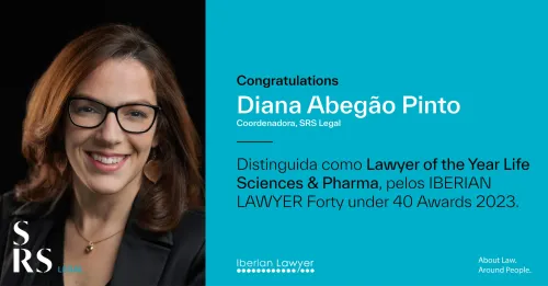 Diana Abegão Pinto é 'Lawyer of the Year Life Sciences & Pharma' nos Forty under 40 Awards 2023 pela 2.ª vez consecutiva