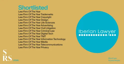 SRS Legal shortlisted at the Iberian Lawyer IP&TMT Awards 2023