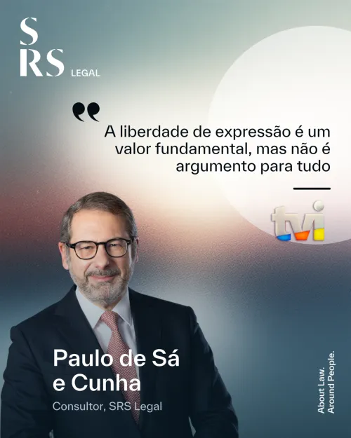 "A liberdade de expressão é um valor fundamental, mas não é argumento para tudo" (com Paulo de Sá e Cunha)
