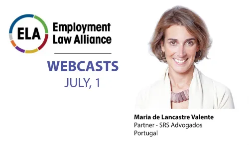 Maria de Lencastre Valente is speaker of ELA Webcasts 