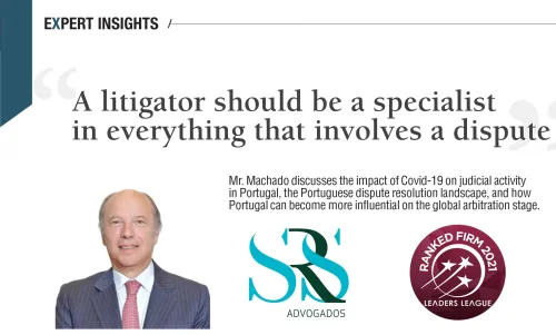 José Carlos Soares Machado "A litigator should be a specialist in everything that involves a dispute"