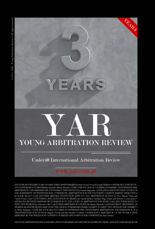 Young Arbitration Review (YAR)