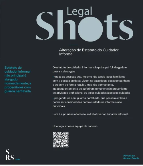 SRS Legal Shots - Alteração do Estatuto do Cuidador Informal