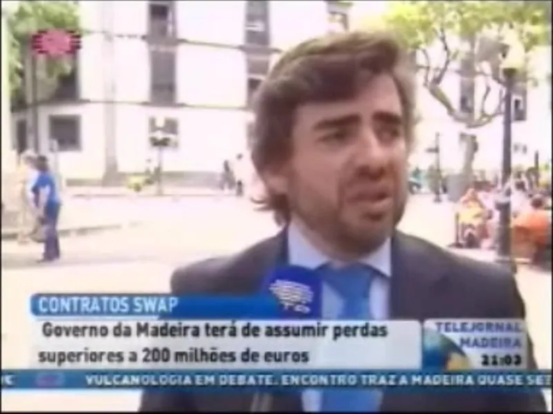 Gonçalo Maia Camelo - Telejornal da Madeira - Contratos SWAP