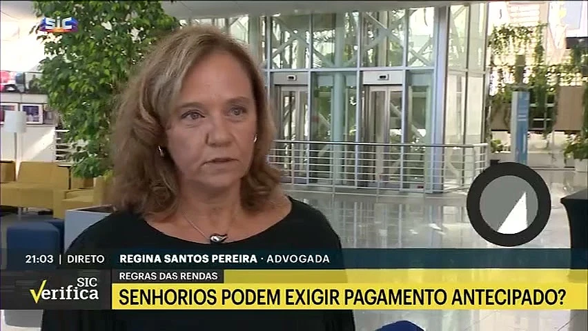 "SIC Verifica - Rendas: senhorios podem exigir pagamento antecipado?" (com Regina Santos Pereira)