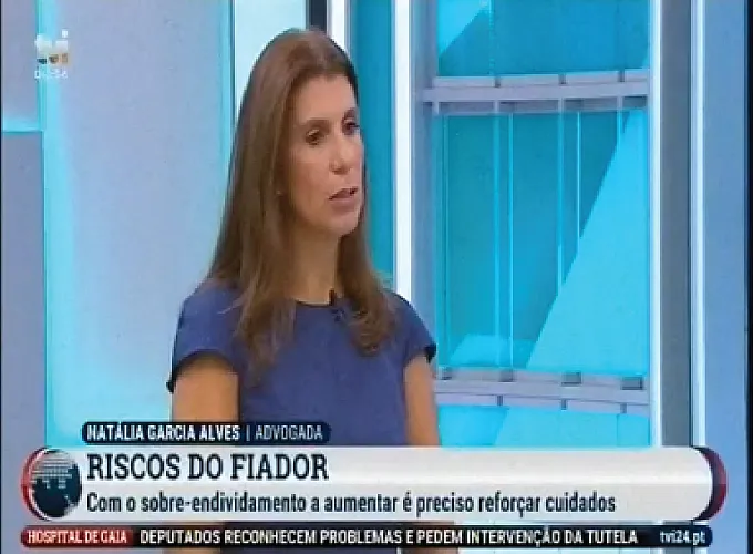 Natália Garcia Alves analisa os "Riscos do fiador"