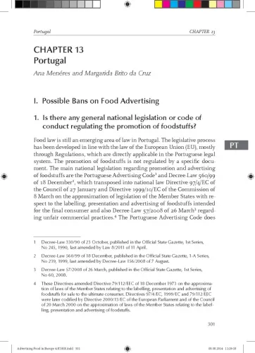 Possible Bans on Food Advertising on Advertising Food in Europe 