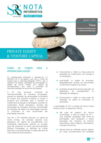 Newsletter Private Equity & Venture Capital | Fundo de Fundos para a Internacionalização