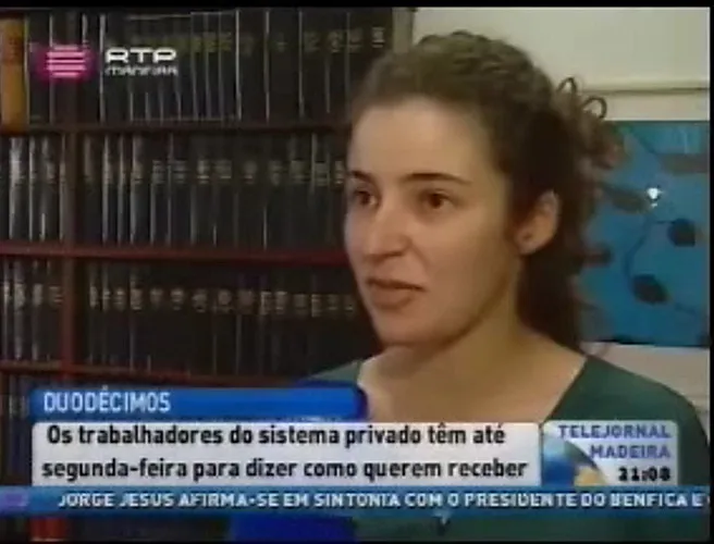 Lara Pestana Vieira - Telejornal da Madeira - "Duodécimos" 