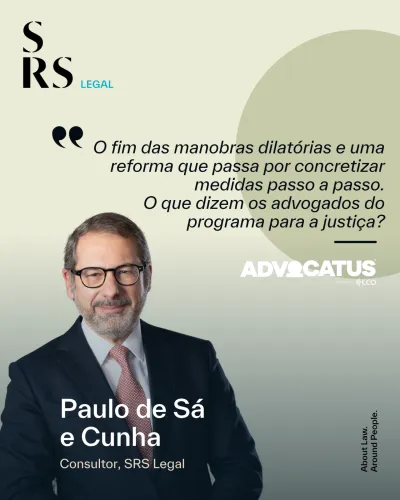 "O fim das manobras dilatórias e uma reforma que passa por concretizar medidas passo a passo. O que dizem os advogados do programa para a justiça?" (com Paulo de Sá e Cunha)