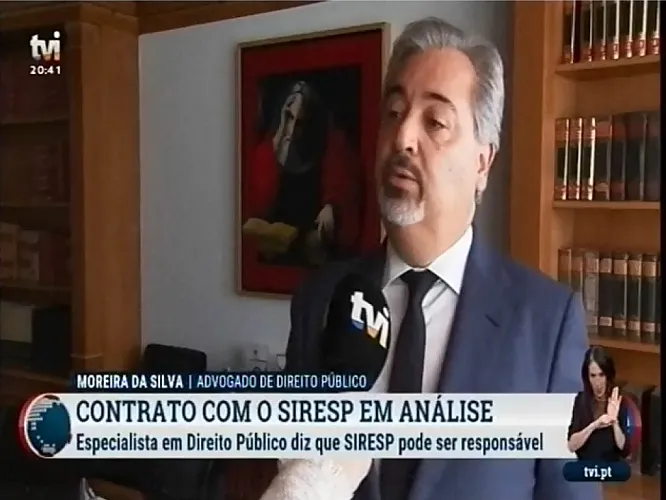 Moreira da Silva em entrevista à TVI sobre a avaliação do contrato do SIRESP
