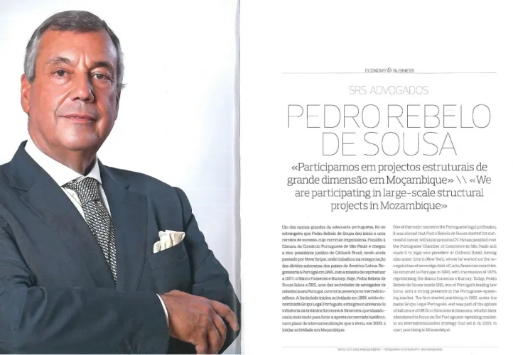 "We are participating in large-scale structural projects in Mozambique", Pedro Rebelo de Sousa