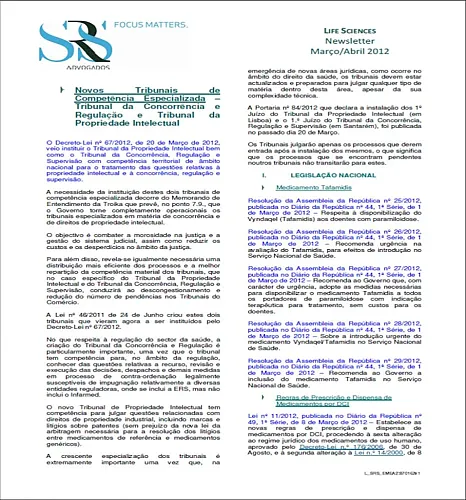 Newsletter de Life Sciences | 20 a 23 de Outubro