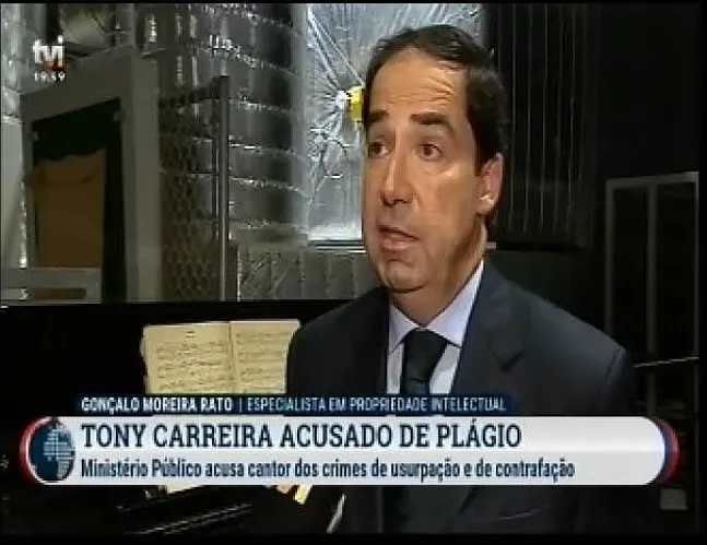Gonçalo Moreira Rato analisa acusação de plágio de Tony Carreira