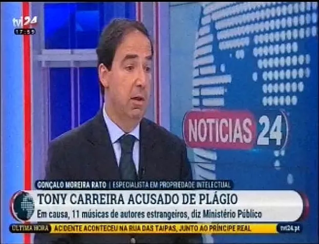 "Tony Carreira acusado de plágio" em análise por Gonçalo Moreira Rato 