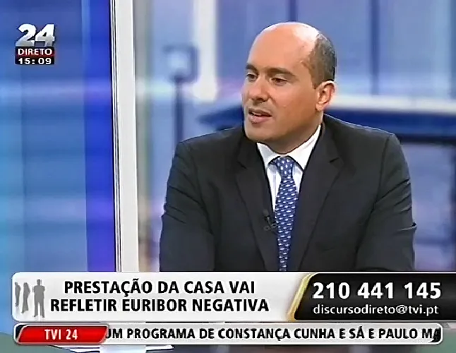 Gonçalo Reis Martins analisa tema "Prestação da casa vai refletir Euribor negativa" no Discurso Directo