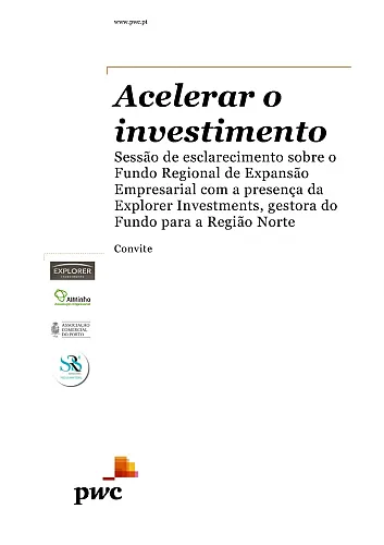 Nuno Prata será orador em Workshops sobre como Acelerar o investimento