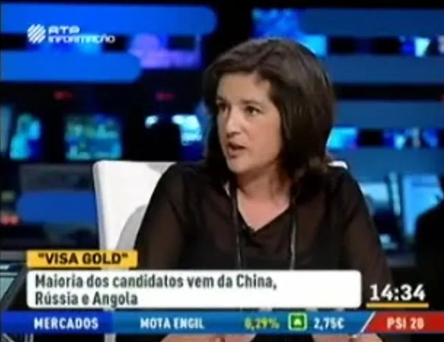 Raquel Cuba Martins - Jornal das 14 - "Visa Gold"
